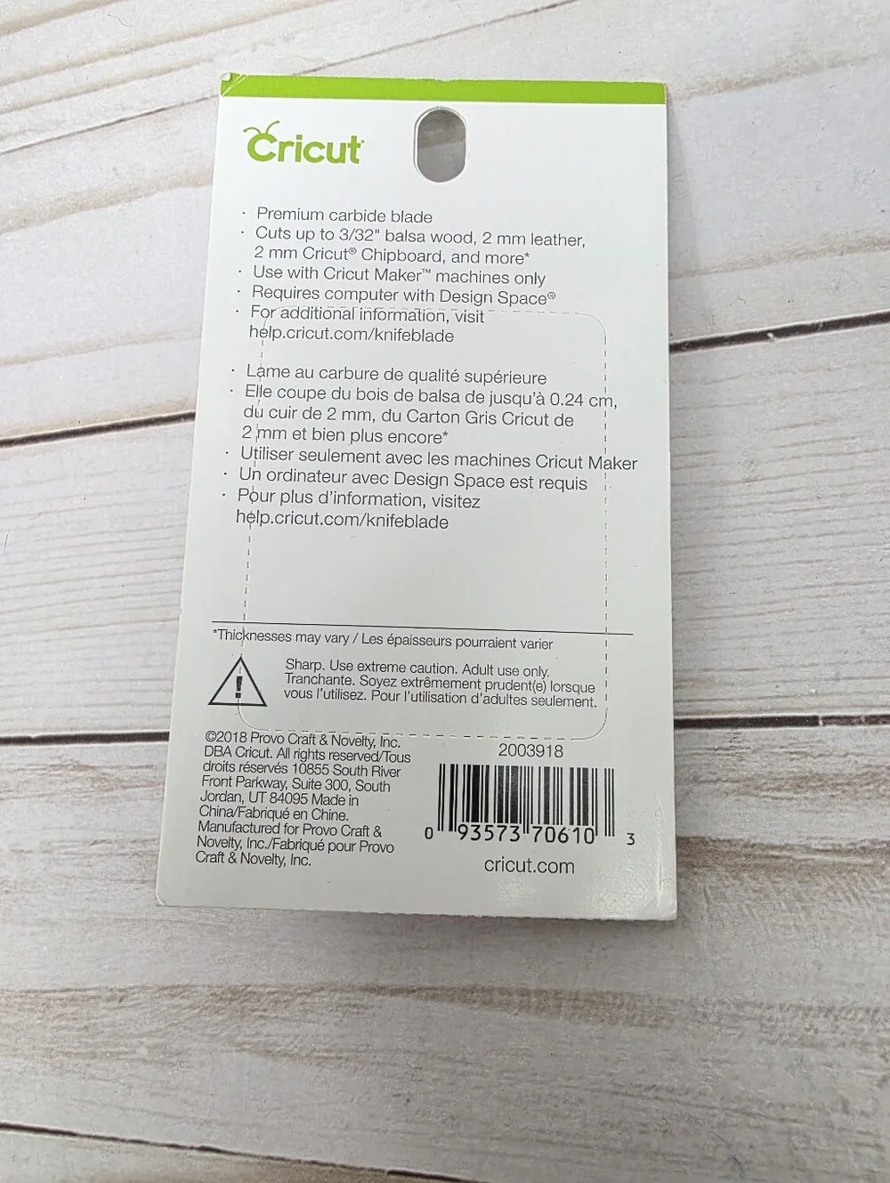Cricut Knife Blade + Drive Housing for Cricut Maker Machine 12mm New